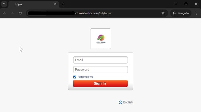 client login page